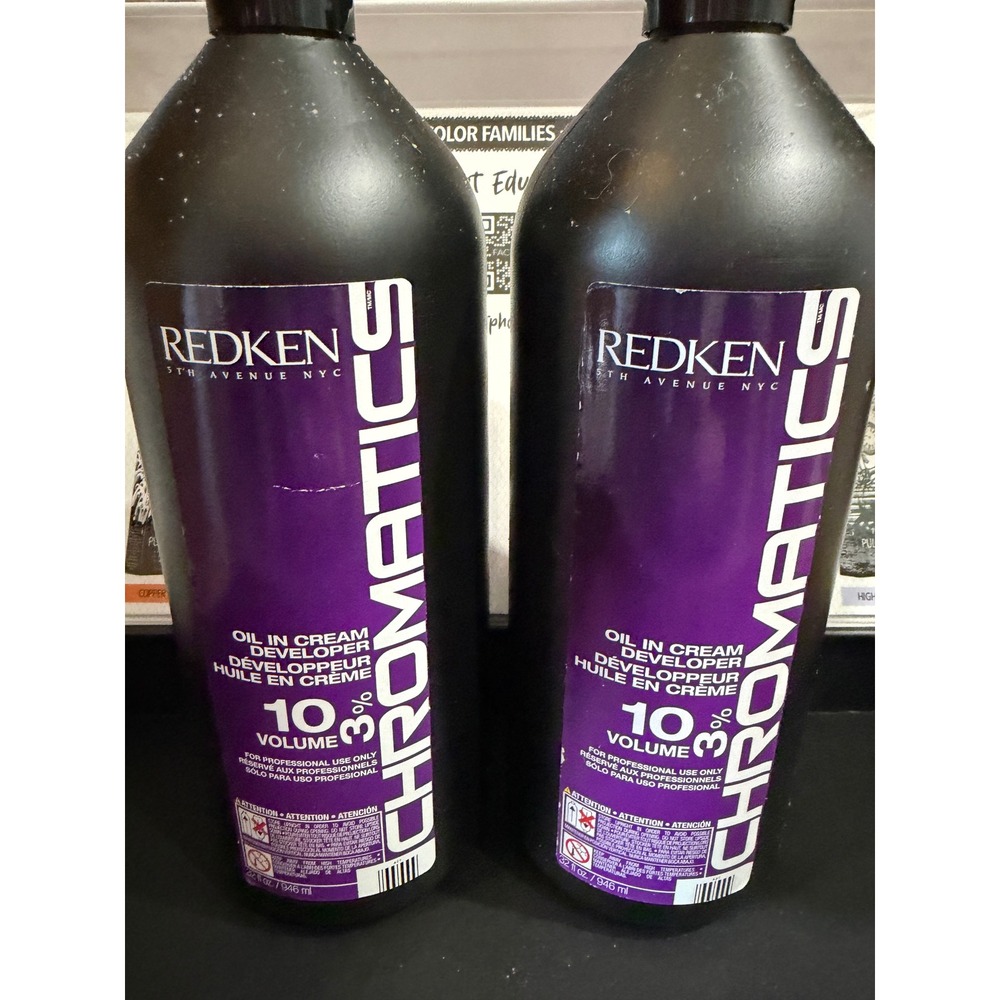 Redken Chromatics‎ Oil in Cream Developer 10 Volume Hair Color care discontinued